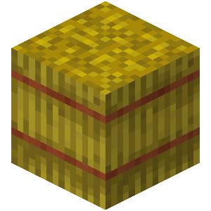 Similarly, eight gold nuggets and one carrot gives a golden carrot. . Hay bale minecraft